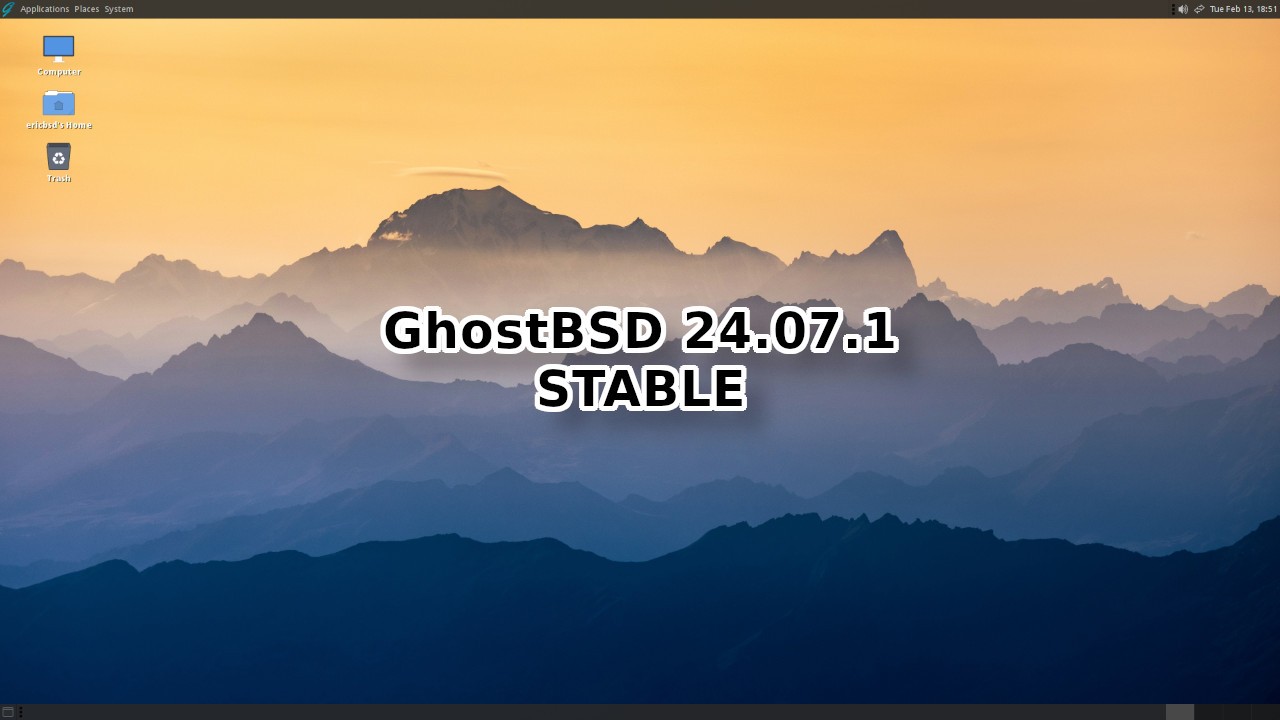 GhostBSD 24.07.1 featured image