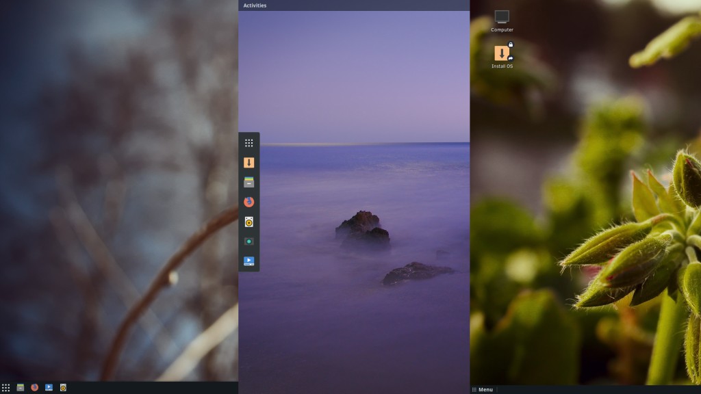 Solus 3 ISO refresh, a snap of different editions