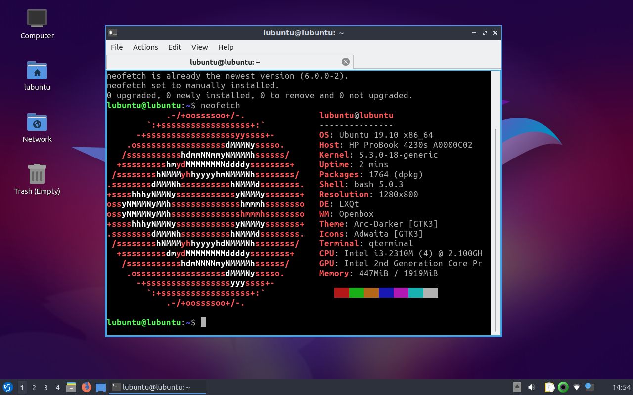 Lubuntu 19.10 Eoan Ermine screenshots | OpenSourceFeed