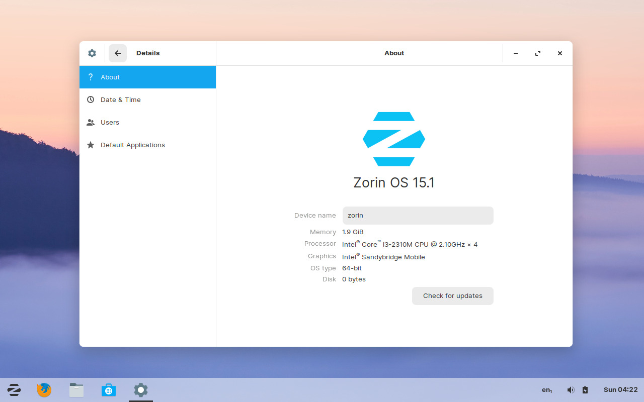 Zorin os